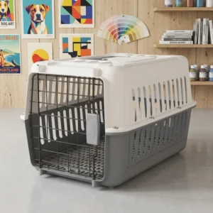 Factory Pet Airline Carrier Portable Cat Dog Transport Cage Car Flight Approved Breathable Pet Travel Box Custom Logo Available