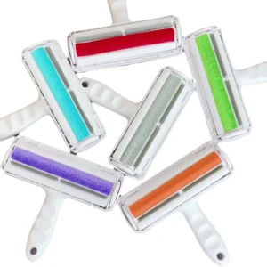 Factory Pet Grooming Products Two-way Reusable Cat Pet Hair Remover Roller Sticker Pet Remover Brush