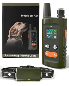 Factory Pet Training Behavior Products Dog Training Collar Remote with Sound 3500FT Adjustable Intensity