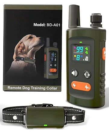 Factory Pet Training Behavior Products Dog Training Collar Remote with Sound 3500FT Adjustable Intensity