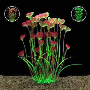 Factory Plastic Aquarium Plant Decoration Simulation Fish Tank Plant Crafts for Living Room Space