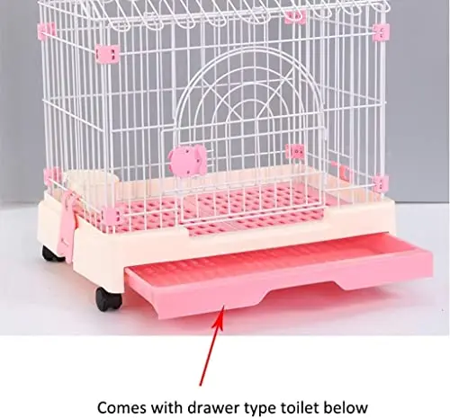 Factory Price Colorful Pet Cage with Pull Out Tray PP Buckles for Puppy Indoor and Outdoor Use