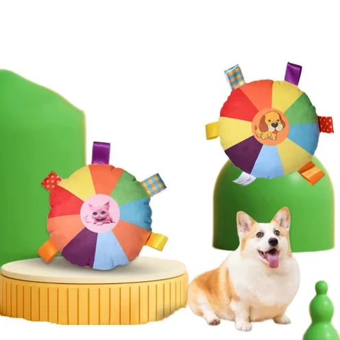 Factory Price Customized Cartoon Style Pet Chew Plush Dog Squeak Toy Eco-Friendly Interactive Toy with Sound