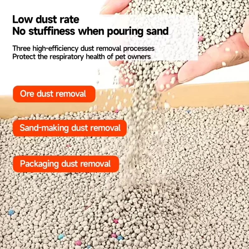 Factory Price Odor Control Strong Clumping Low Dust Premium Bentonite Cat Litter