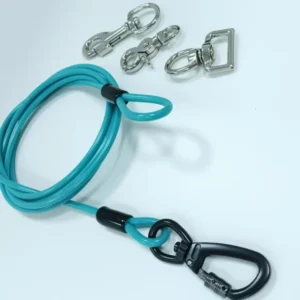 Factory Price Pvc Coated Steel Wire Rope Pet Collars Harness Luxury Dog Leash Pet Harness Pet Leash Lead Leash Dog