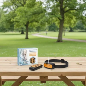 Factory Price SP13 Pet Training Equipment 2 in 1 Remote Control Anti Bark Spray Collar 500ft Range Rechargeable Bark Plastic