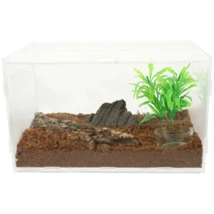 Factory Reptile Cage Spider Snake Breeding Box Enclosure Clear Detachable Acrylic Reptile Insect Box