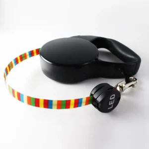 Factory Retractable Dog Leash with USB Recharge