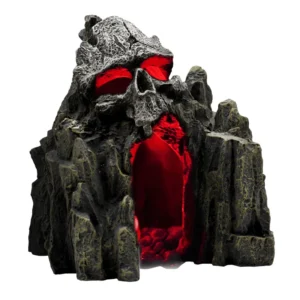 Factory Rockery Fish Tank Landscape Decoration with LED Light Resin Aquarium Decoration