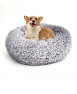 Factory Round Plush Soft Warm Comfortable Waterproof Pet Accessories Sofa Cat Dog Pet Bed