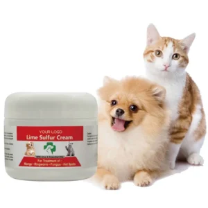 Factory Sale Organic Pet Skin Cream for Cat Dog Moisturizing Itch Removal Treatment Fungus Ringworm Mange Hot Spots