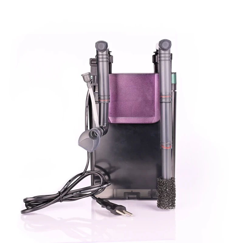 Factory Sleek Design Small Hang On Plastic Aquarium Filter Canister External Fish Tank Filter Accessories