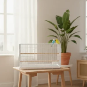 Factory Small Medium Large Size Bird Metal Cages Easy Assemble Folding Cage Parrot with Breeding Door