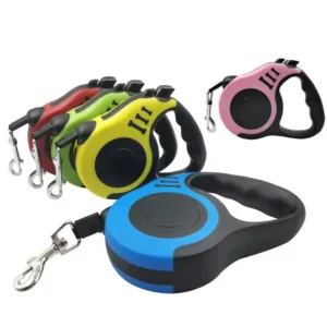 Factory Sold Custom Dog Leash with Durable Sturdy Retractable Feature Pet Product Decorated with Prints and Ribbons