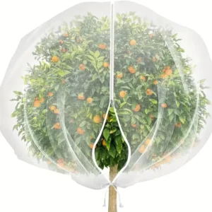Factory Supply Adjustable Drawstring Zipper Insect Bird Netting Cover Greenhouse Fruit Trees Garden Plant Protection Mesh