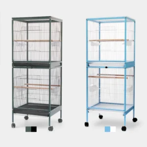 Factory Supply Big Size Flight Heart Shaped Powder Coated Metal Carry Breeding Cages Large Wire Pet Parrot Bird Cage