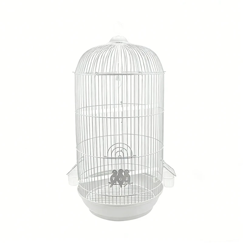 Factory Supply China Manufacture Durable Welded Iron Wire Breathable Large Bird Cage Narrow Gap Art Coating Budgies Lovebirds