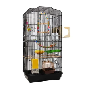 Factory Supply Customized Metal Steel Wire Powder Coated Large Parrot Cage Bird Cage