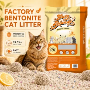 Factory Supply Factory Cat Sand Cat Litter Sand With Odor Control Fast Clumping OEM Packaging