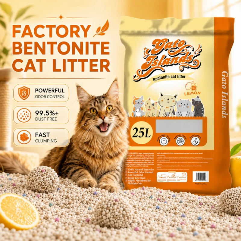 Factory Supply Factory Cat Sand Cat Litter Sand With Odor Control Fast Clumping OEM Packaging