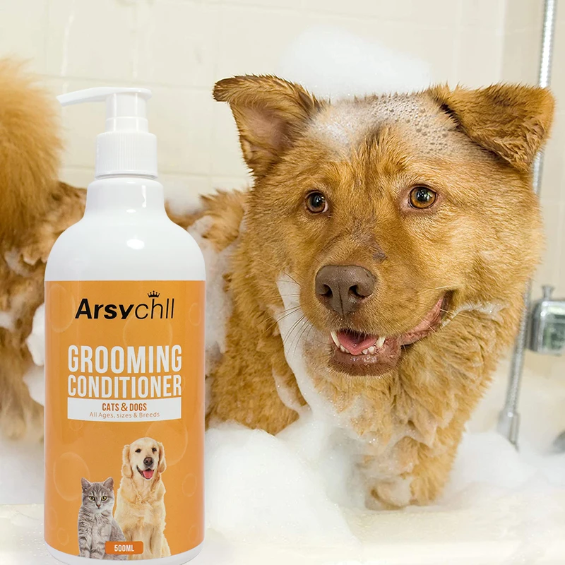 Factory Supply Low MOQ Natural Safe Pet Hair Care Grooming Moisturizing & Hydrating Dogs and Cats Conditioner for Dry Itchy Skin