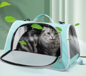 Factory Supply Luxury Durable Expandable Soft-Sided Airline Approved Portable Waterproof Lightweight Pet Carrier for Cats Dogs