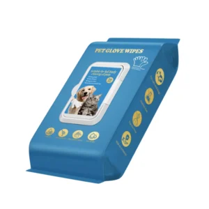 Factory Supply Pet Cleaning Glove Wipes Eco friendly Cat Dog Cleaning Wipes OEM Pet Grooming Wet Wipes