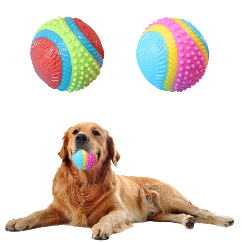 Factory Wholesales Pet Supplies Puppy Toy Dog Accessories TPR Dog Playing Ball for Chewing