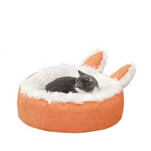 Factory direct cozy soft pet bed with non-slip bottom perfect for small to medium dogs & cats