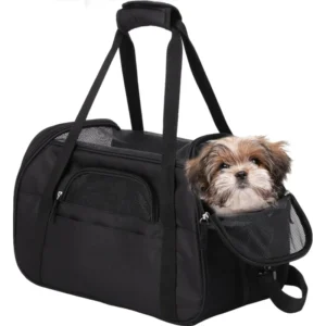 Factory portable pet travel carrier soft sided dog or cat bag