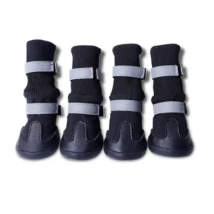 Fashion Designer Pet Shoes Dog Socks Shoes With Reflective Strip Waterproof Pet Boots Dog Paw Protector