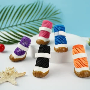 Fashion Small Poodle Breathable Mesh Pet Dog Shoes for Large Dog Socks Summer