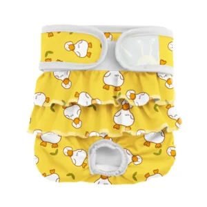 Fashionable Lace Pet Physiological Menstrual Hygiene Pants Reusable Sanitary Doggie Diapers Washable Female Dog Nappies