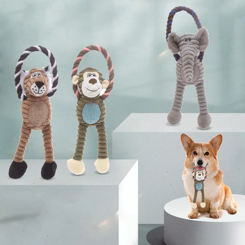 Fashionable Pet Plush Toys Squeeze Interactive Accessory Toys for Pet Dogs and Cats
