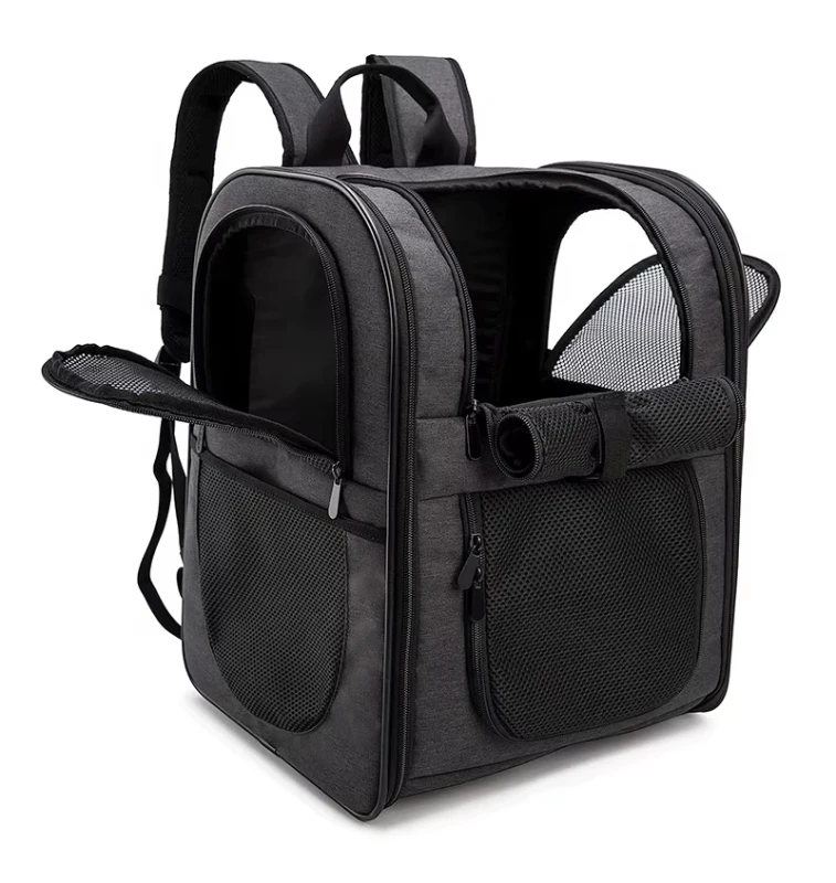 Fashionable Transparent Space Capsule Pet Carrier for Cats Foldable Travel Backpack with Portable Storage for Summer Outings