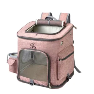 Fashionable Waterproof Oxford Polyester Large Capacity Portable Pet Carrier for Cats & Dogs Car Travel Accessories