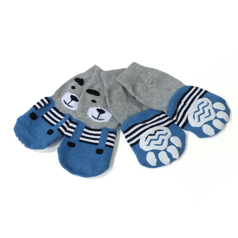 Fast Shipping Manufacturer Cute Pet Accessories Anti Slip Cotton Luxury Pet Dog Socks