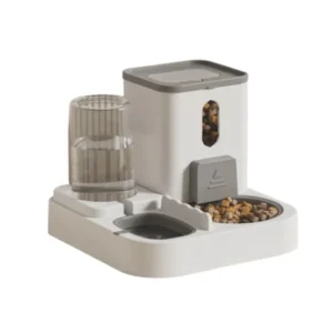 Feeder Bowl Cat Dog Automatic Food Pet Water Dispenser