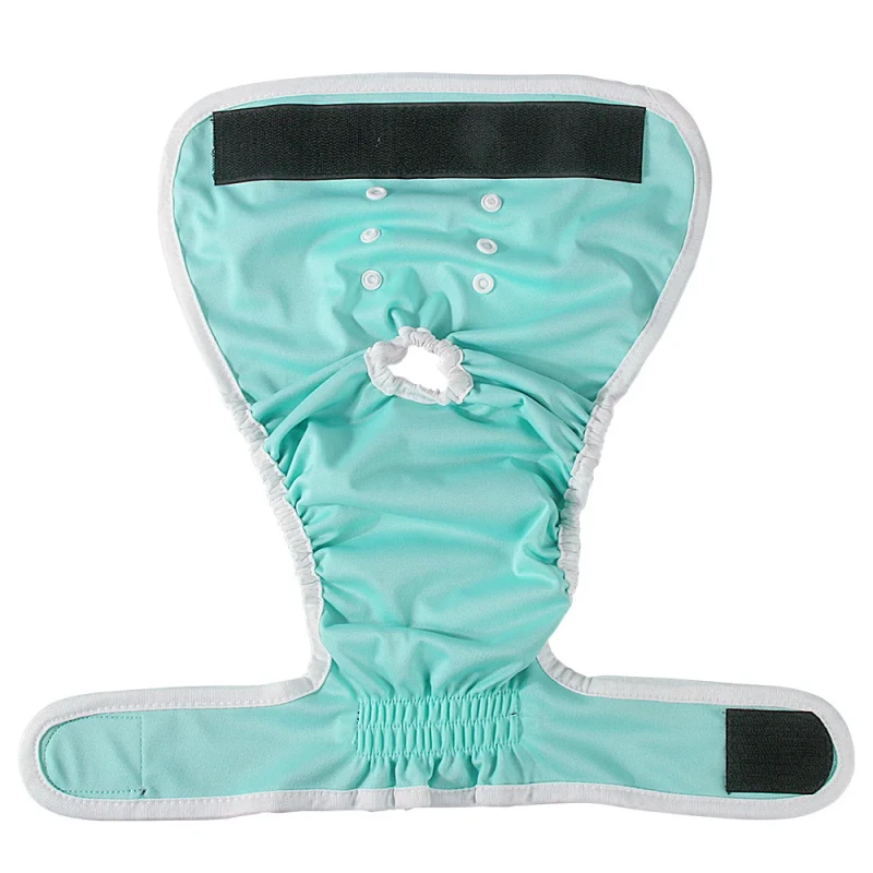 Female Pet Washable Dog Diapers Super Absorbent Breathable Polyester Eco-Friendly Reusable Adjustable Post-Surgery Protection