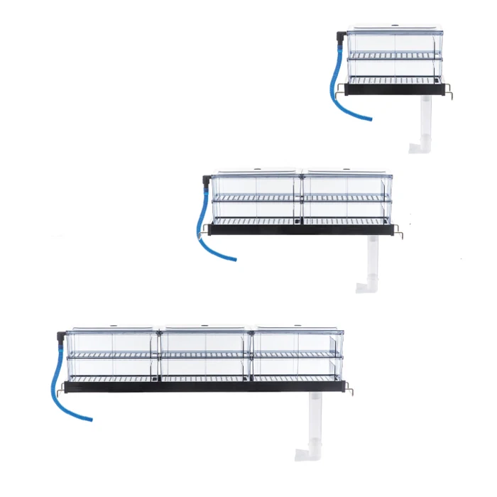 Fish Tank Accessories Drip Box Double Layer Filter Media Container Box 120CM 90CM Big Aquarium Top Filter Box