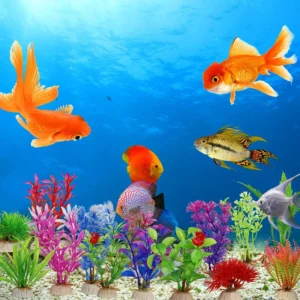 Fish Tank Aquarium Accessories Decoration Aquatic Plants Coral