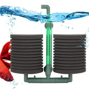 Fish Tank Aquarium Efficient Sponge Filter Mini Cylinder Soft Biochemical Sponge Filter Bio