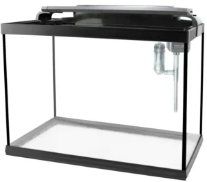 Fish Tank Aquarium Kit with Accessories LED Lighting and Filtration Included Glass Tank