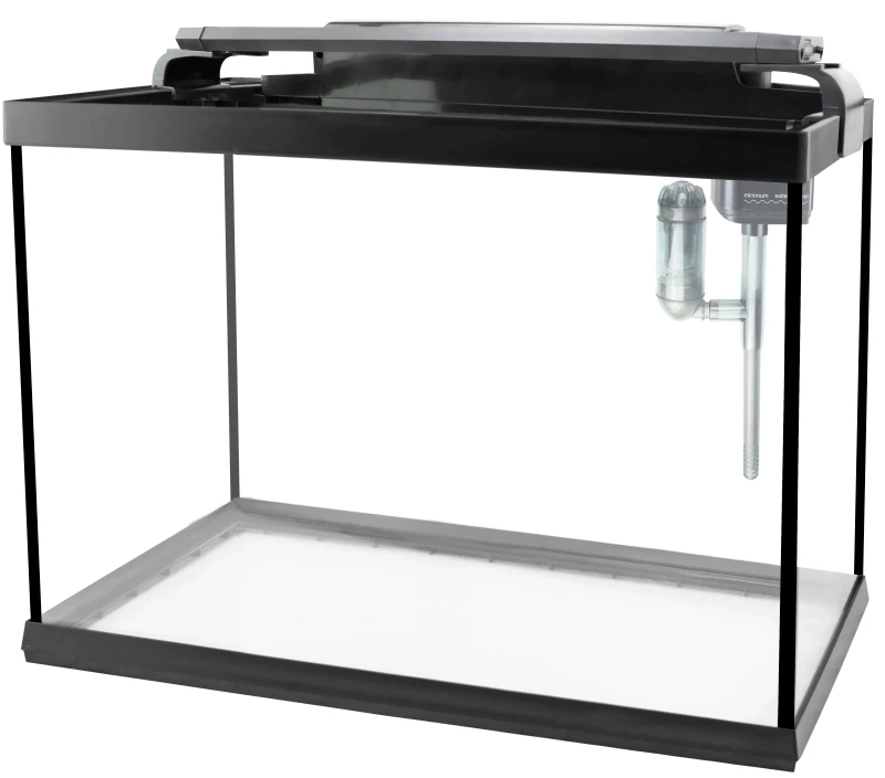 Fish Tank Aquarium Kit with Accessories LED Lighting and Filtration Included Glass Tank