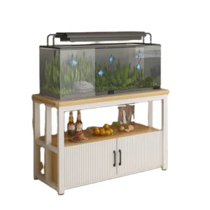 Fish Tank Base Cabinet Box Home Living Room Fish Tank Stand Aquarium Supporting Open Ended Rectangular Multi Tier Storage Rack