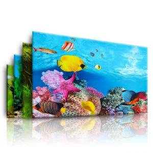Fish Tank Decoration Aquarium Accessories Fish Tank Background Double Sided Pictures