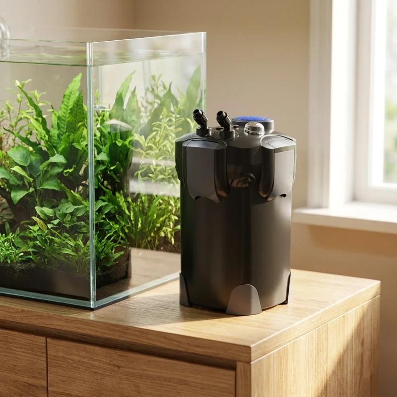 Fish Tank External Filter Bucket EW Series Plastic Aquarium 5L Large Capacity Fish Separator UV Air Pump