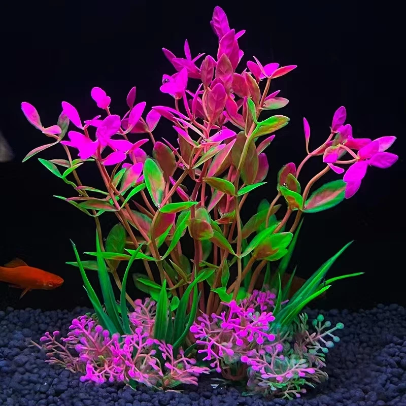 Fish Tank Landscaping Ornaments Plastic Artificial Seaweed Aquarium Decorative Plants