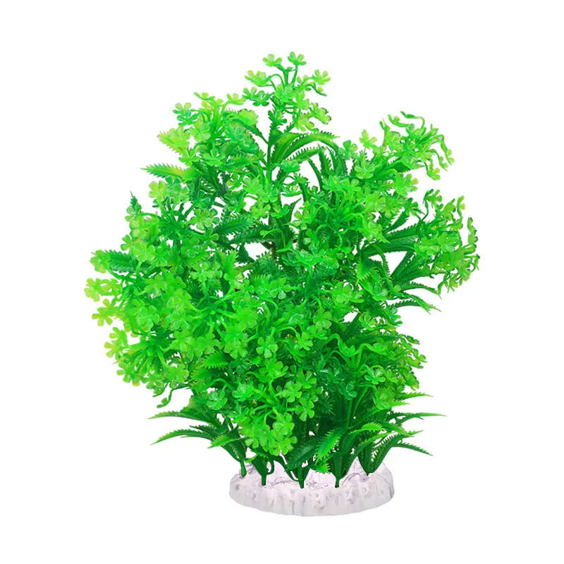 Fish Tank Simulation Aquatic Plants Aquarium Artificial Tree Ornaments Decoration Lazy Scene Accessories Lotus Baby's Breath