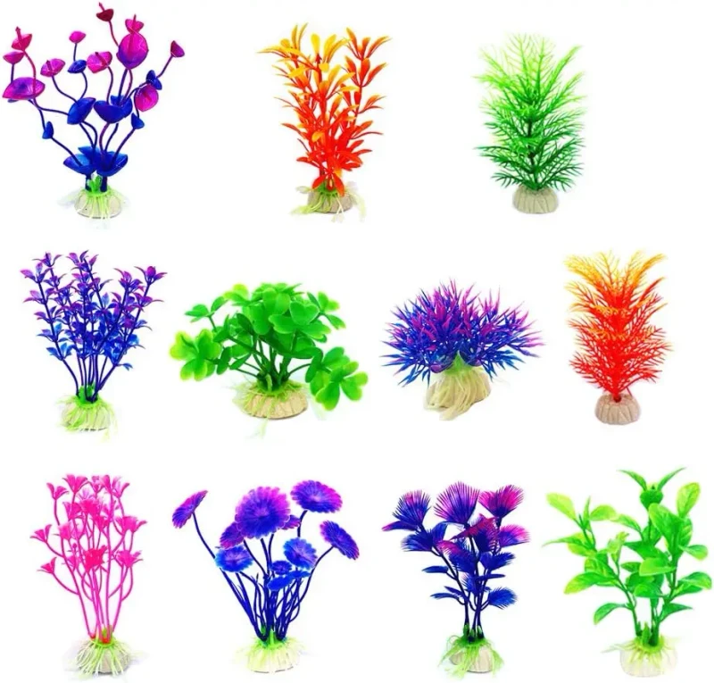 Fish Tank Water Plant Decoration Aquarium Decor Aquatic Accessories Plastic Artificial Grass
